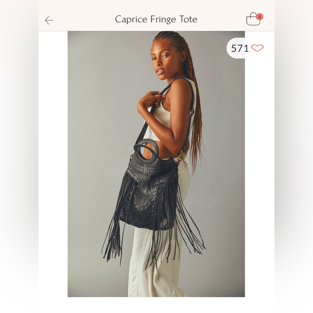 ⚡️Free People⚡️ Caprice fringe tote